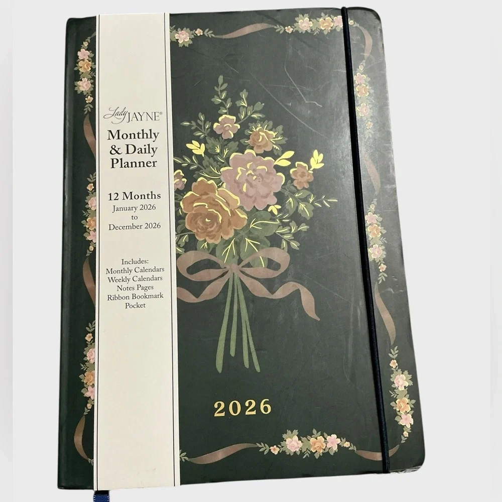Floral 2026 Monthly & Daily Planner